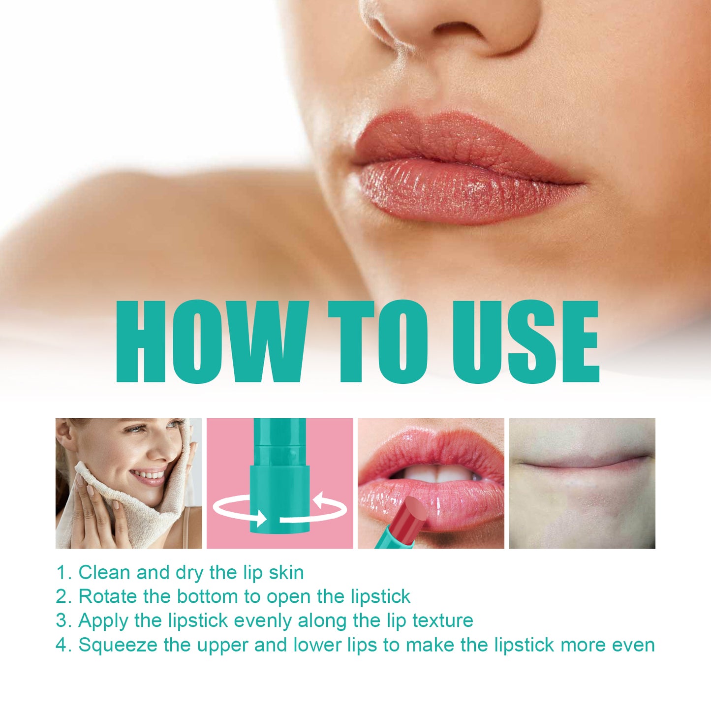 Moisturizing Lip Gloss - Hydrating Plumping Formula with Olive Oil