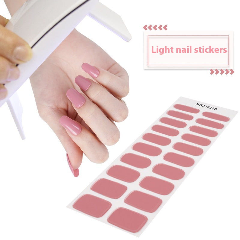 Semi-Cured Nail Gel for Nail Enhancement - Various Colors & Styles