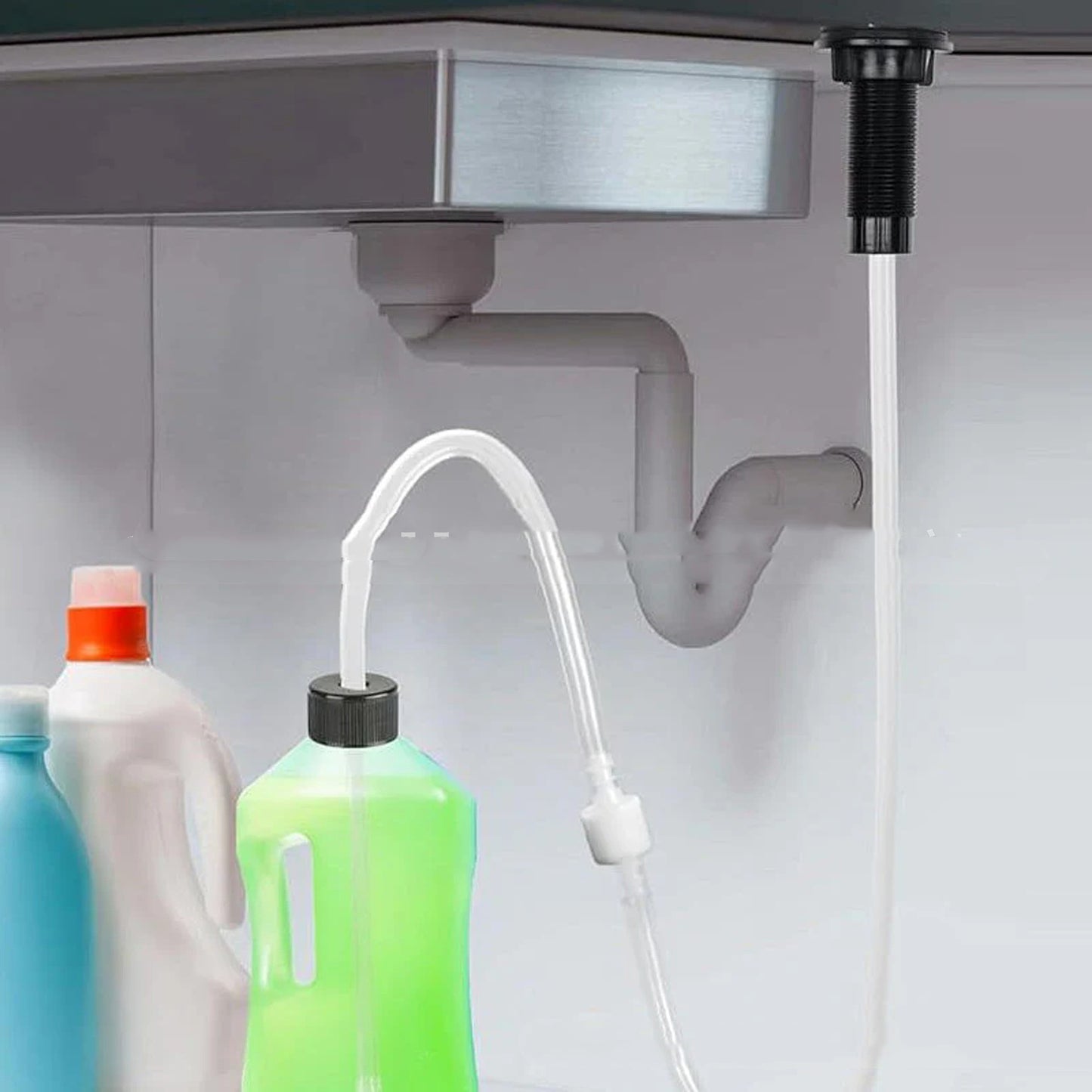 Hand Sanitizer Dispenser Extension Tube Kit for Home & Kitchen