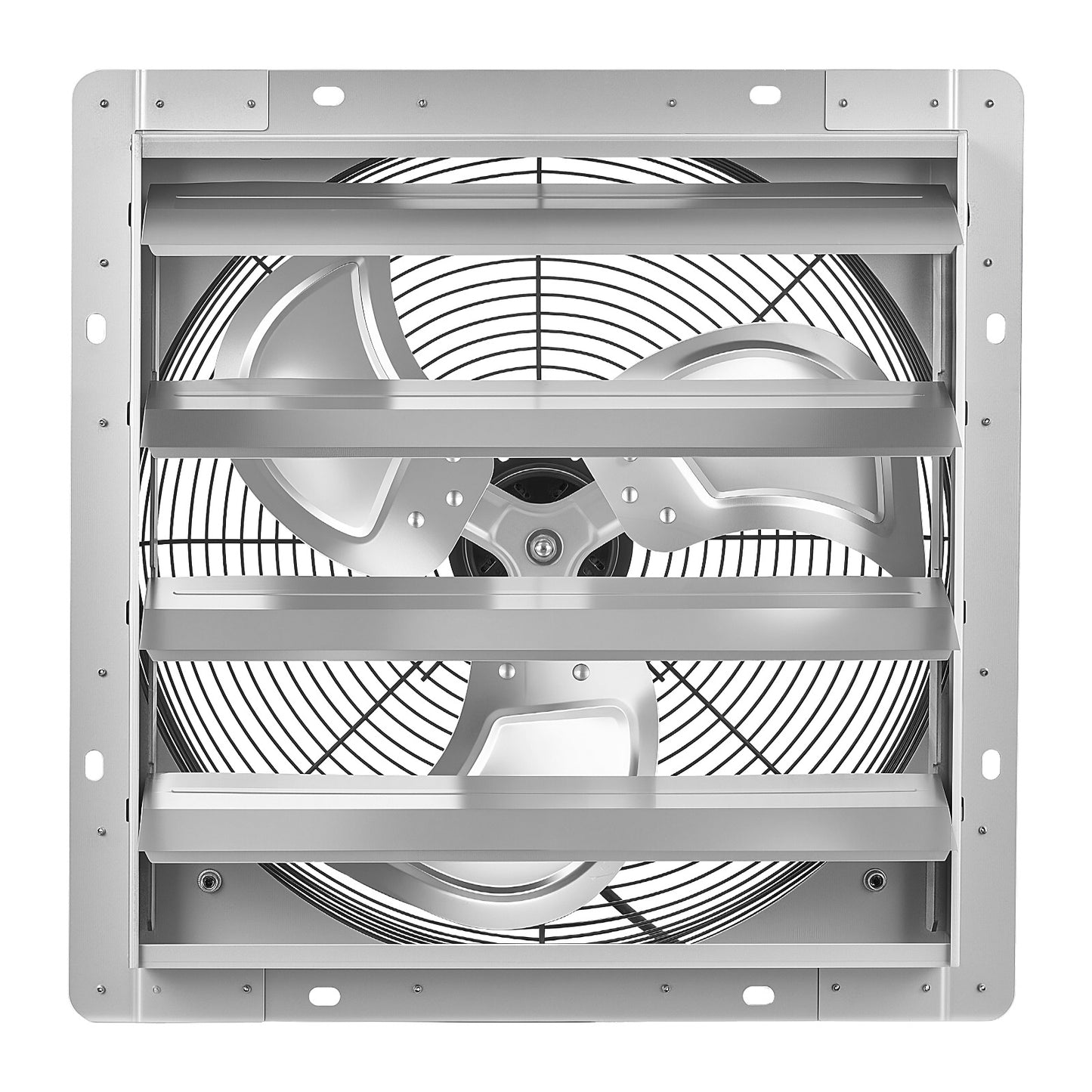 16 Inch Wall-Mounted Exhaust Fan with Louvers for Ventilation and Cooling