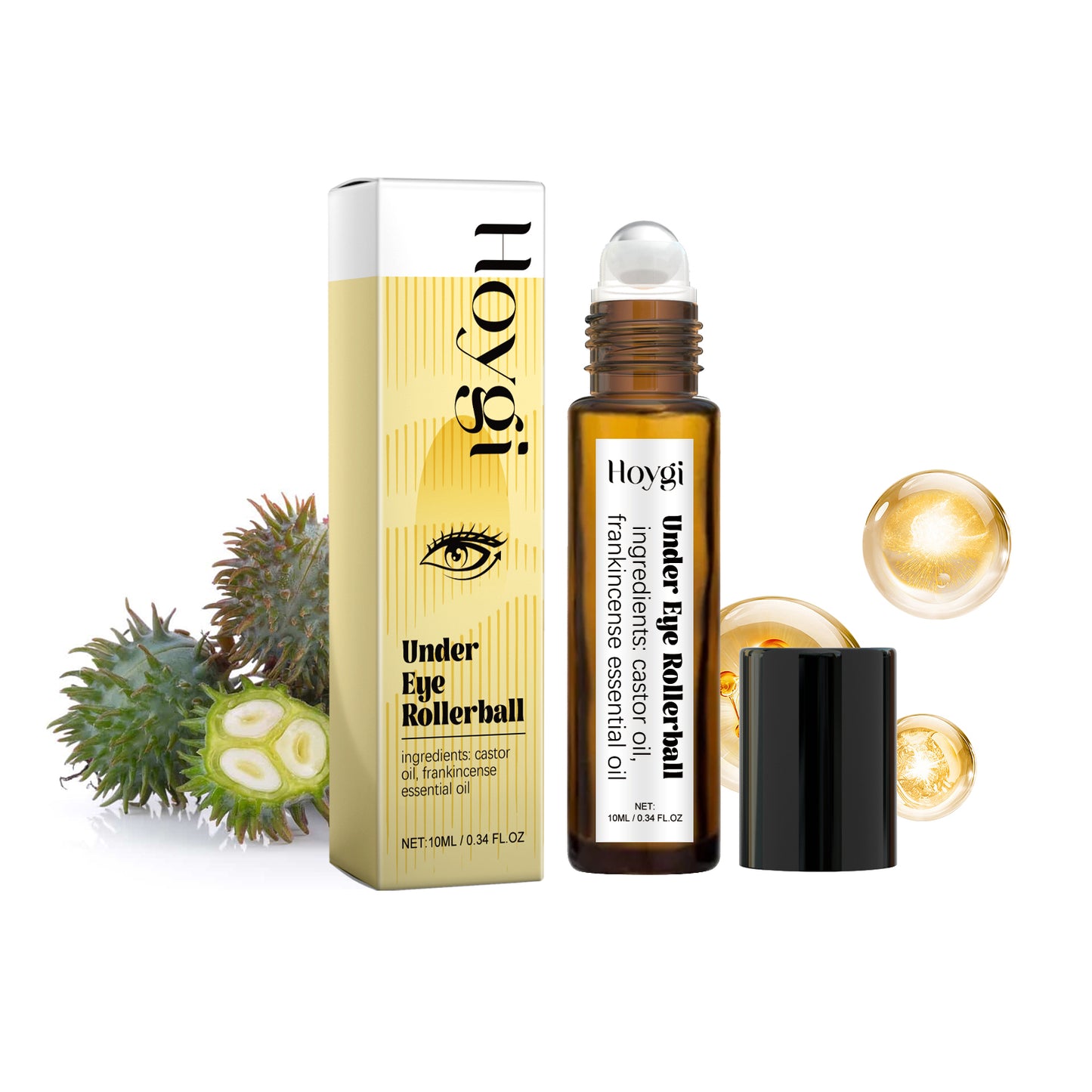 Hydrating Eye Roller Essence Oil - 10ml Anti-Aging Eye Serum for Dark Circles