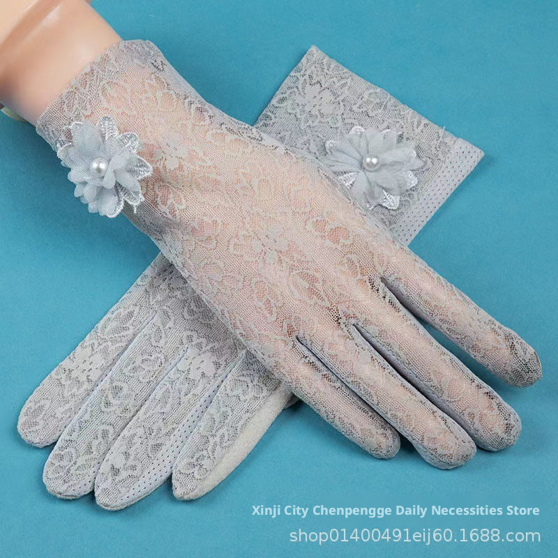 Lace Sunscreen Gloves