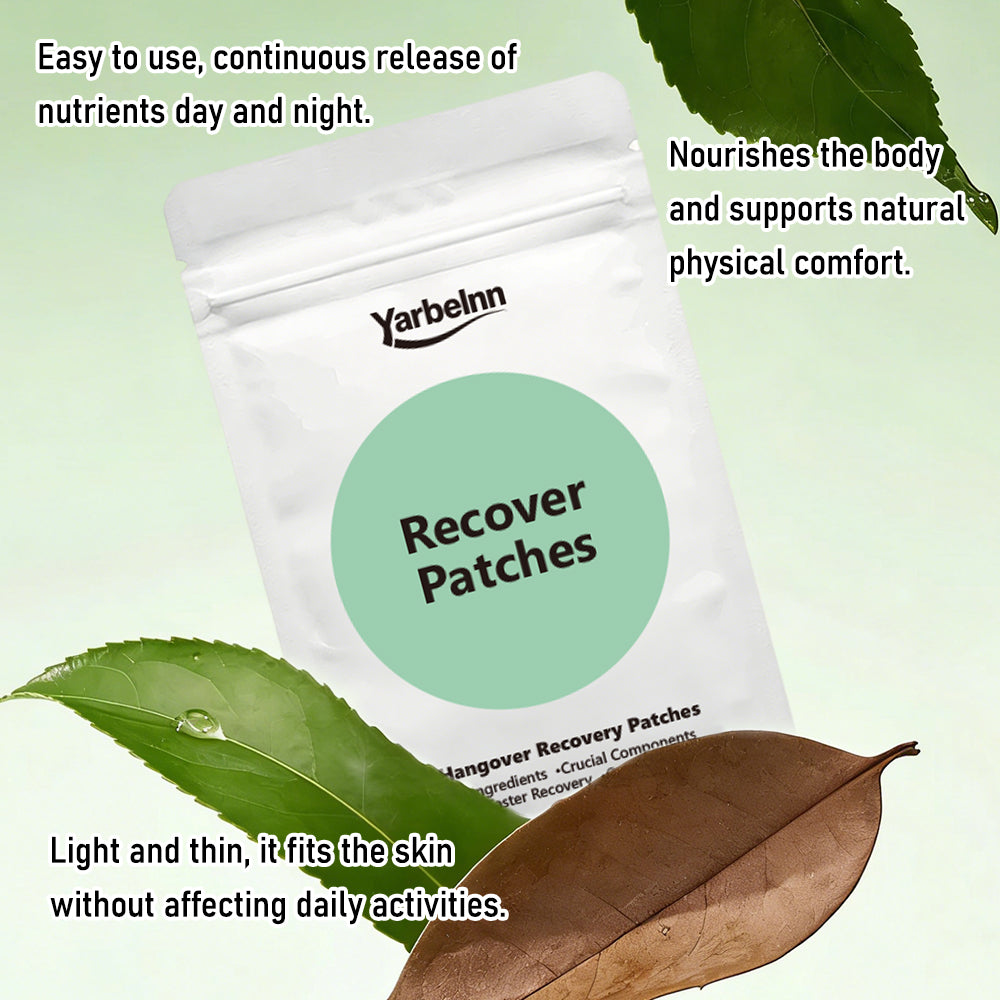 Hangover Relief Patches 30pcs - Natural Plant Extract Body Care Patches