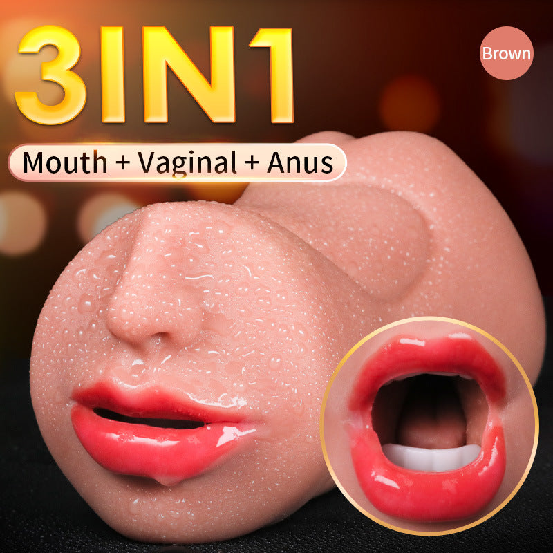 Male Airplane Bottle with Nose Toy - Skin Color, Adult Wellness