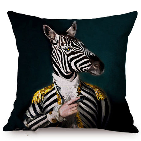 3D Animal Wolf Series Car Pillowcase Cushion Cover - Home Textiles