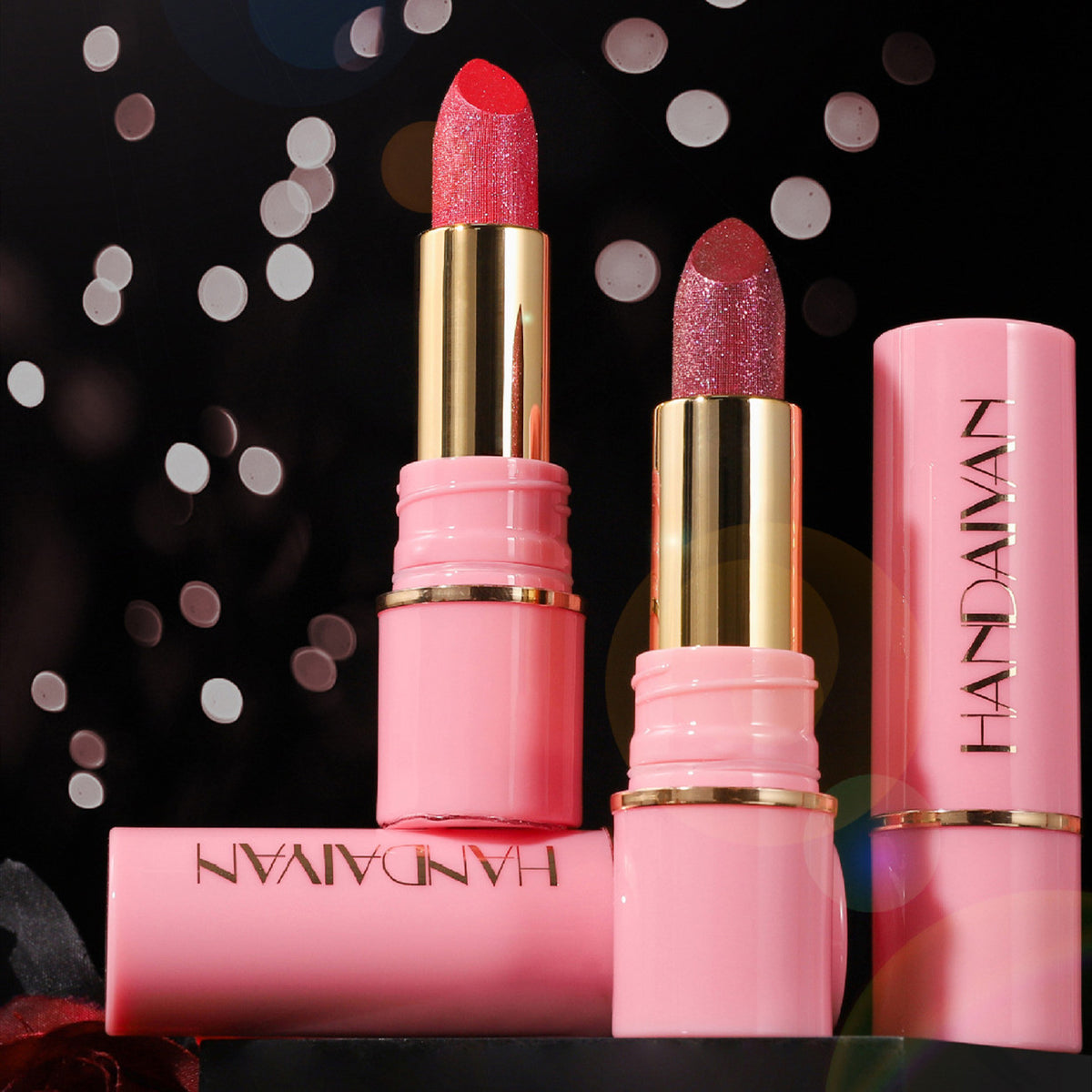 Pearlescent Lipstick Set 8 Colors Moisturizing Waterproof Lip Color