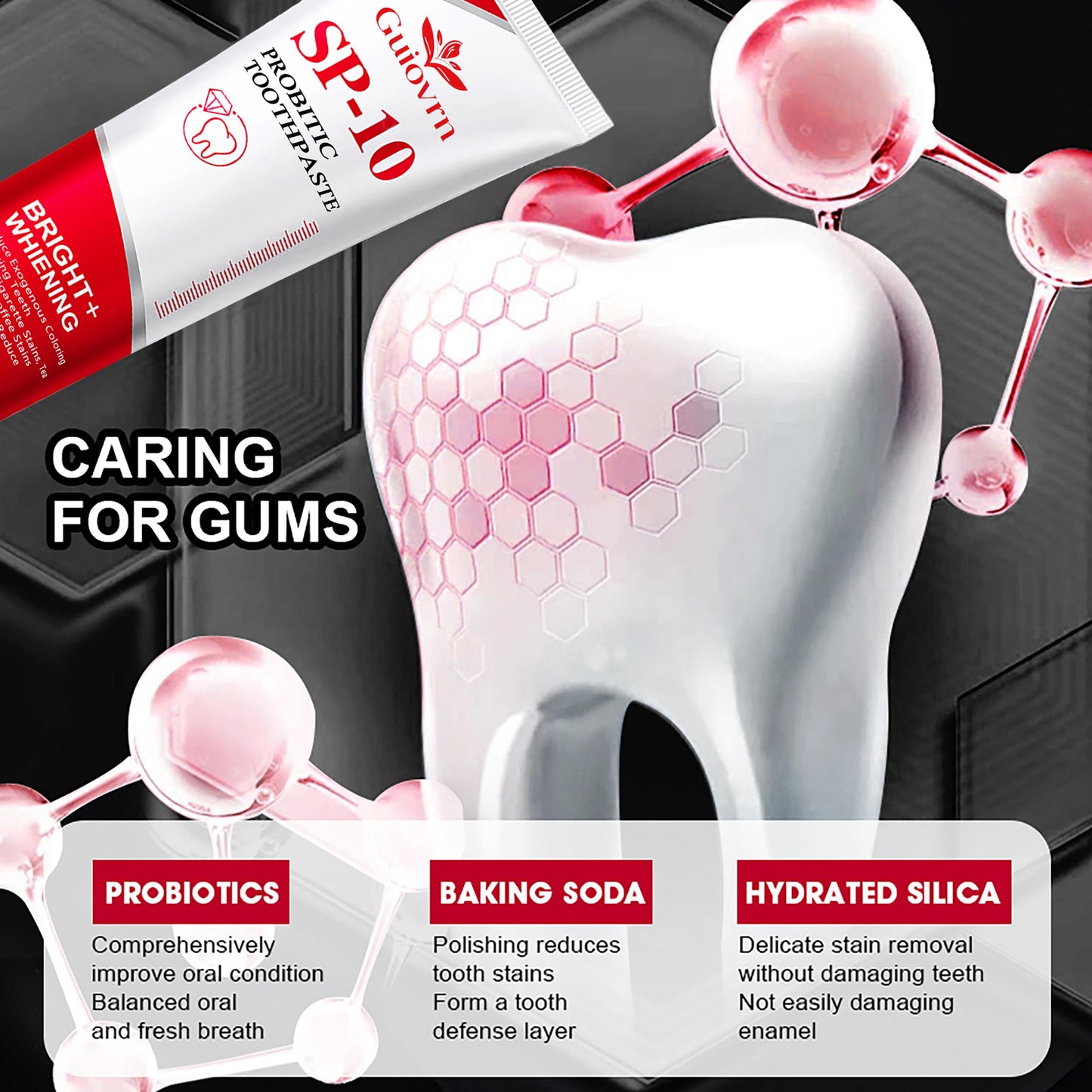 Probiotic Whitening Toothpaste - Mint Freshness Enamel Care