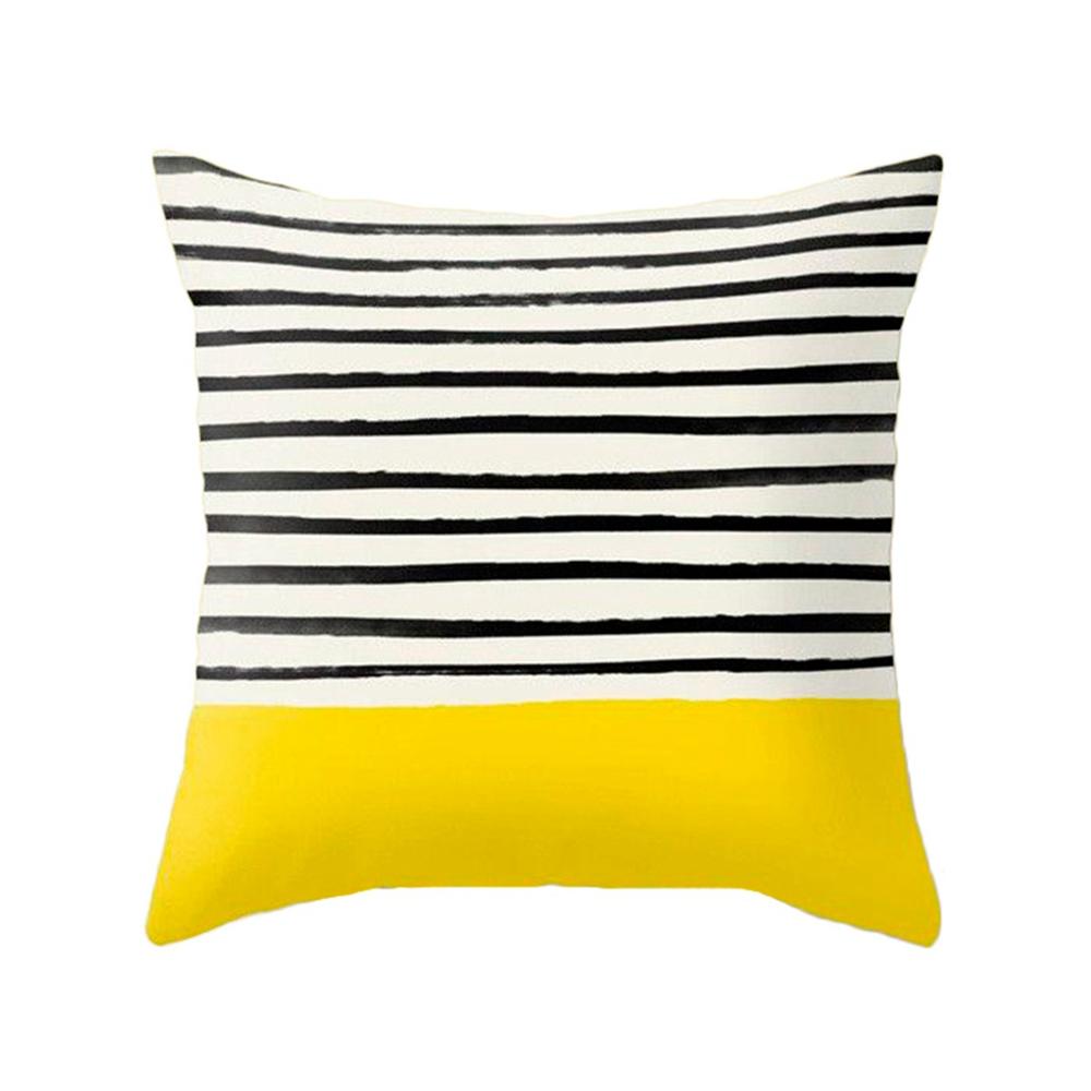Northern Europe Style Geometric Plush Cushion Cover 45x45cm Home Decor