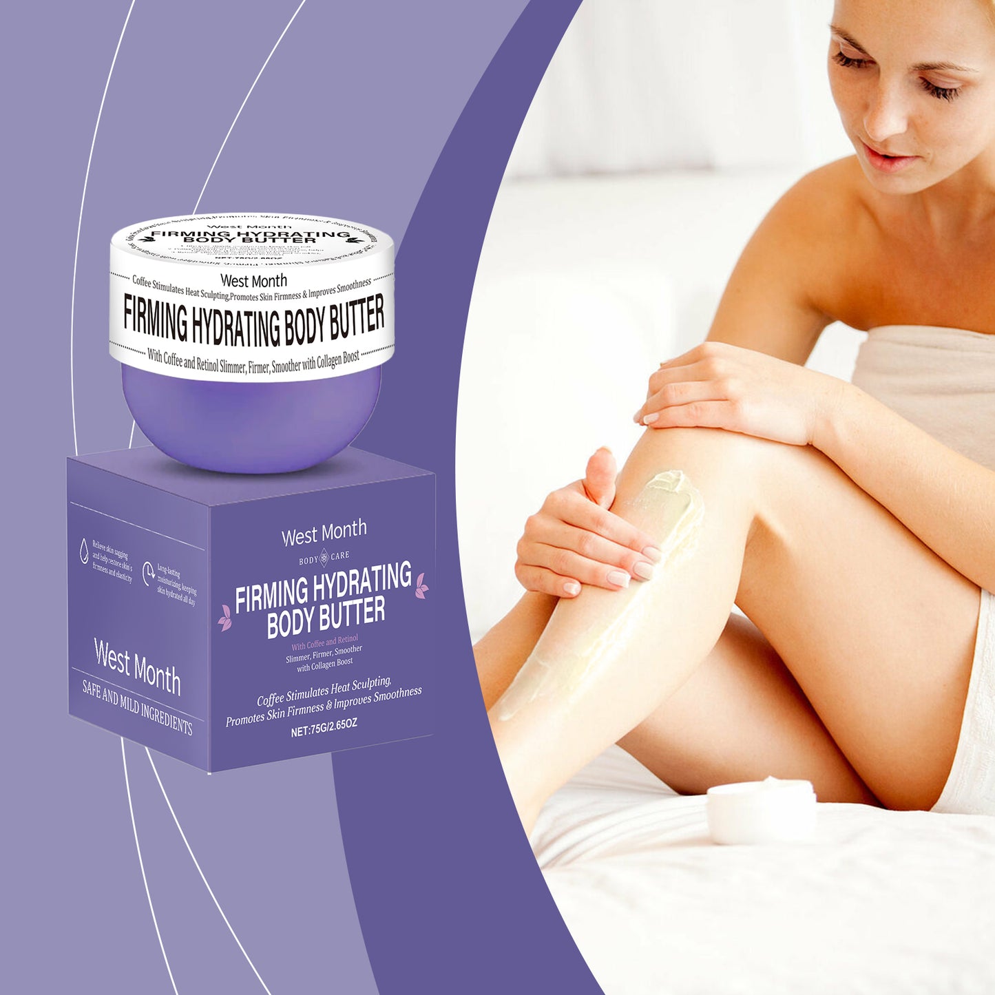 Firming Body Massage Cream with Collagen & Coffee Seed Extract