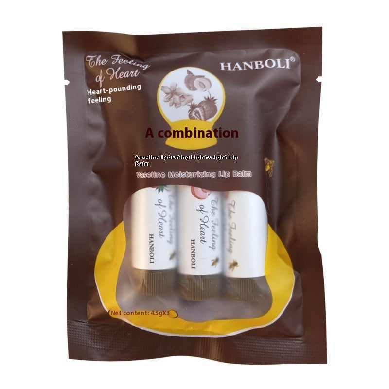 Fruit Flavored Lip Balm Set - Moisturizing & Nourishing Lip Care 4G