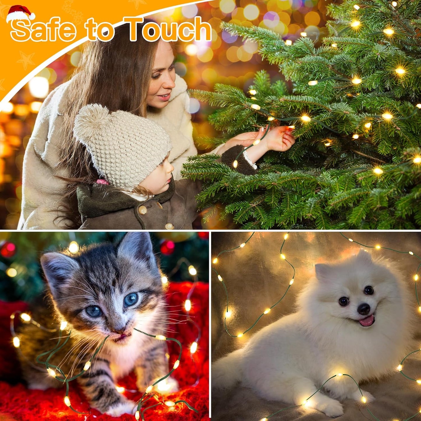 10m Waterproof LED String Lights for Indoor & Outdoor Decor - Multiple Modes
