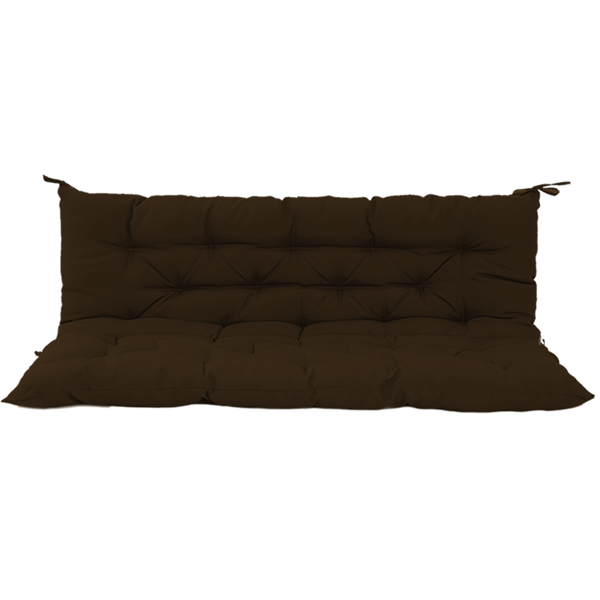 Outdoor Swing Cushions 70 Inch Waterproof 4-Inch Thick Replacement Seat with Ties for Porch Garden