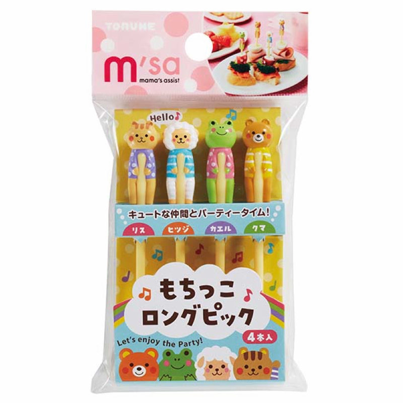 Children's Fruit-Shaped Bento Fork Set - Cute Animal & Character Styles
