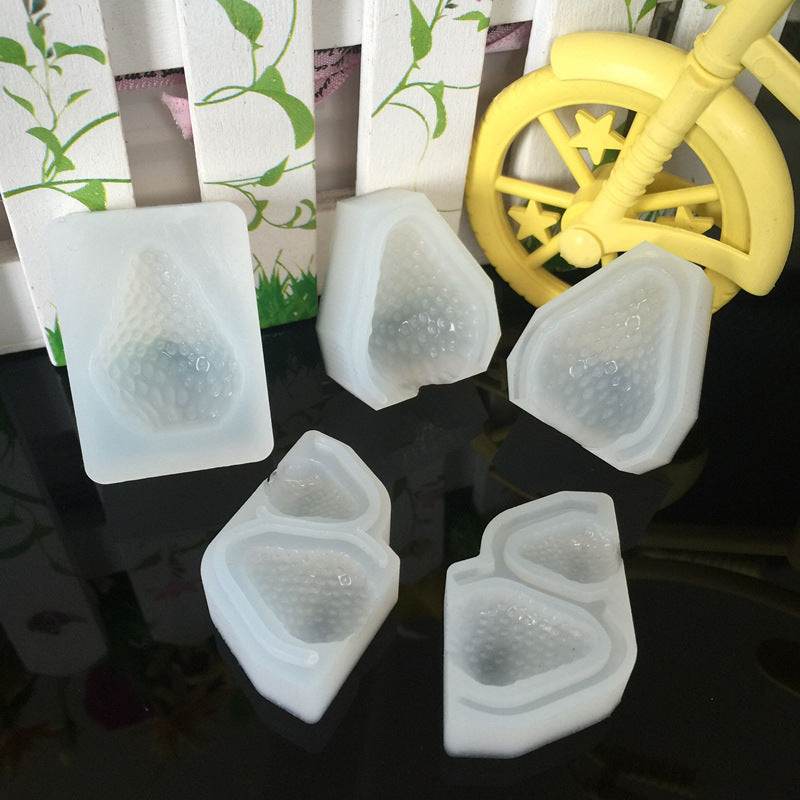 Silicone Strawberry Mold Baking Cake Tool - Food Grade, Non-Toxic, Oven & Microwave Safe