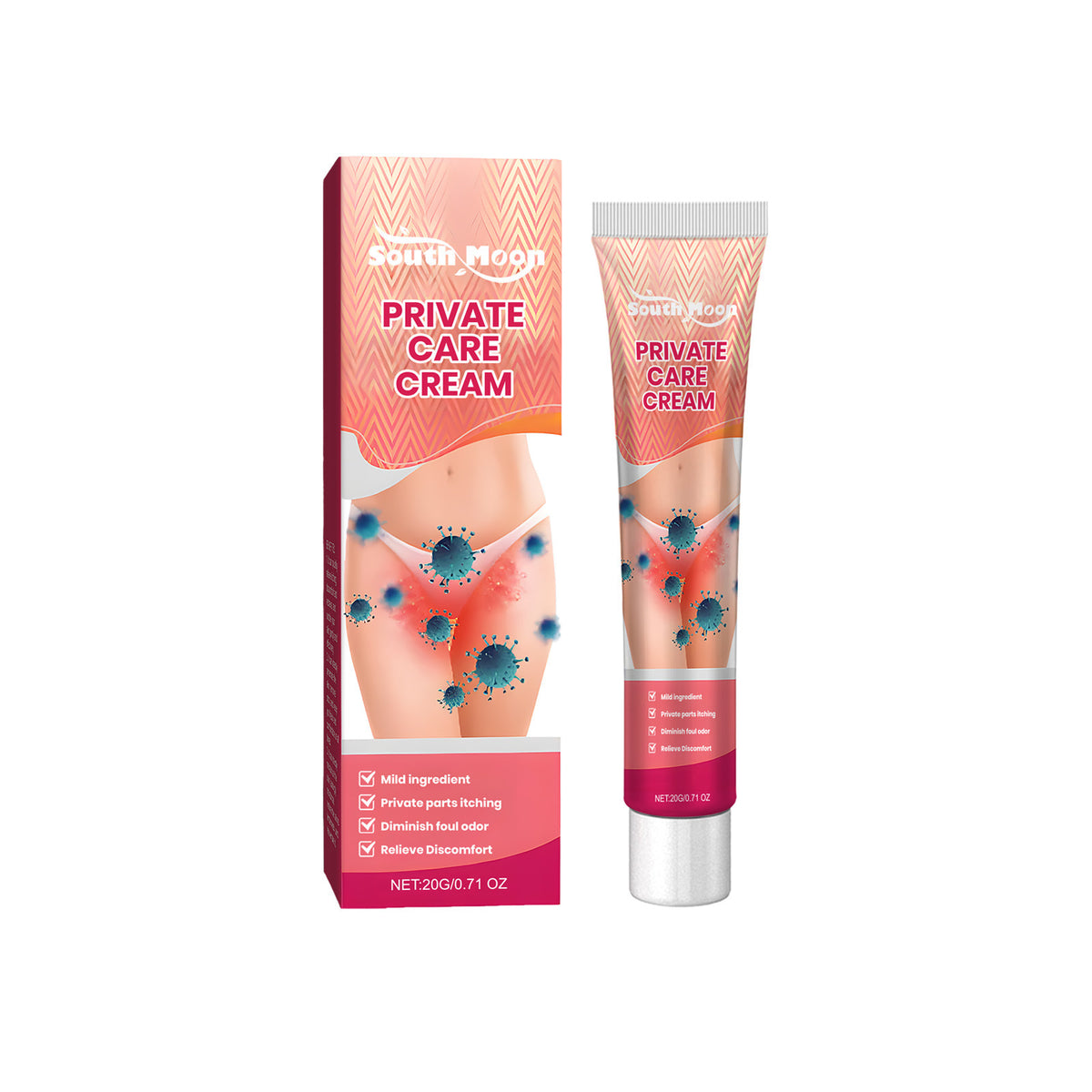 Moisturizing Itch Relief Cream for Women's Private Area 20g - Skin Care