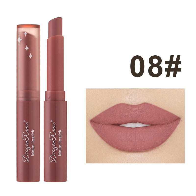 Matte Finish Lipstick Lip Balm Pen - Nude, Brown, Oblique Mouth Shades