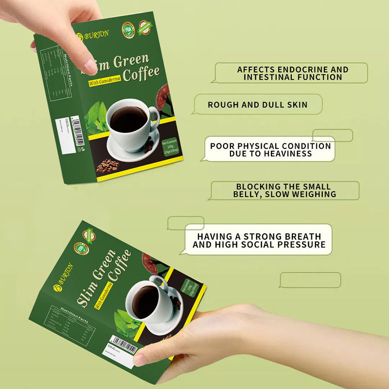 Herbal Coffee with Ganoderma & Hericium Mushroom - Green Coffee Blend
