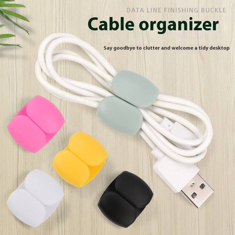Cable Management Cable Tie Buckle Organizer for Wires and Cables