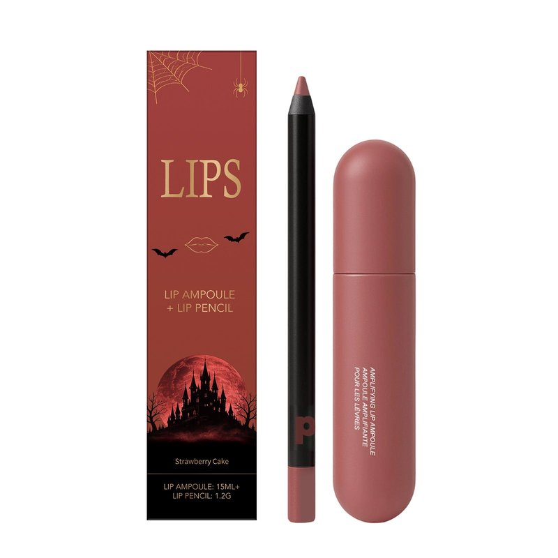 Lip Gloss and Lip Liner Set - Moisturizing 15ml Collection with Varieties