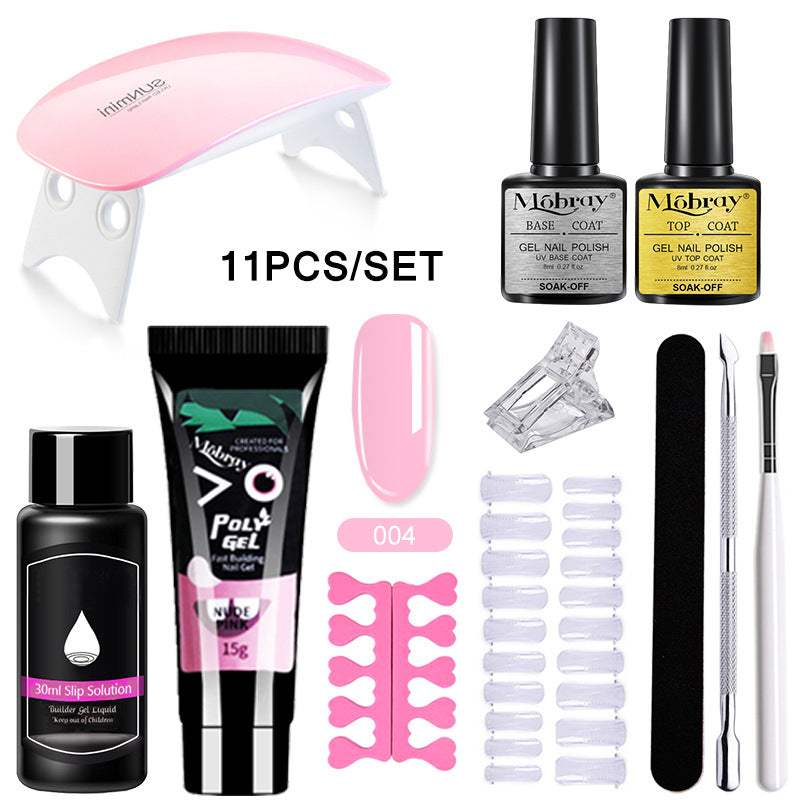 Crystal Extension Nail Glue Manicure Set - 15ML