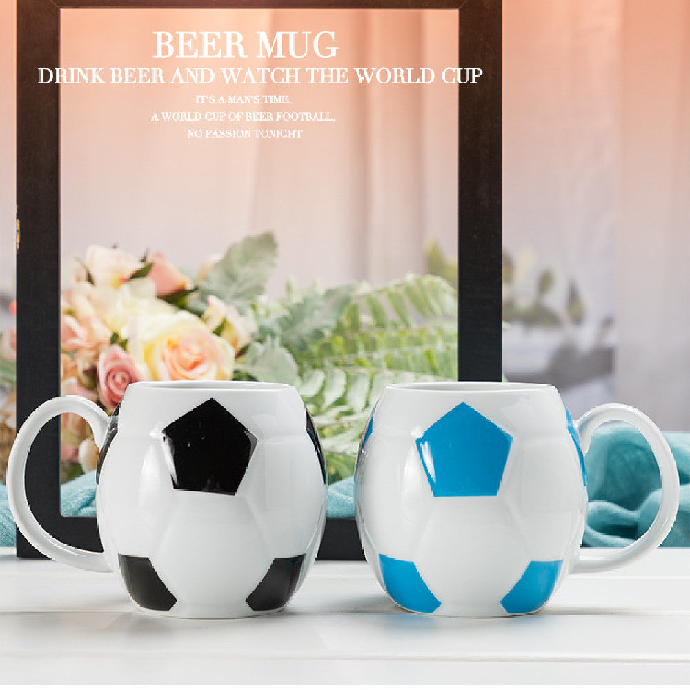 High Temperature Ceramic Football Cup - Durable Drinkware for Sports Fans