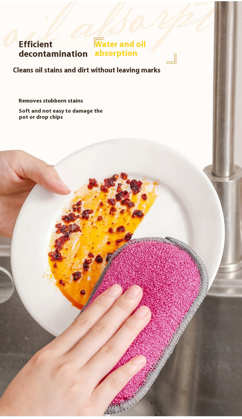 Microfiber Kitchen Dishwashing Sponge Mop - Thick, Absorbent Cleaning Tool
