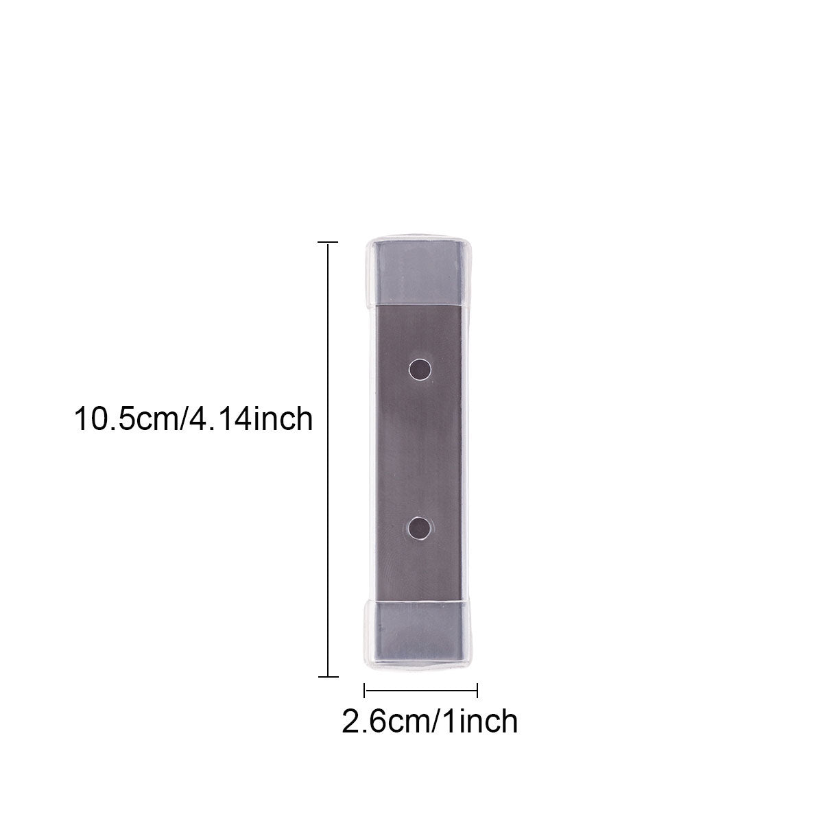 Toilet Magnet PC Plastic Tube Square Packaging - Bathroom Storage Accessory