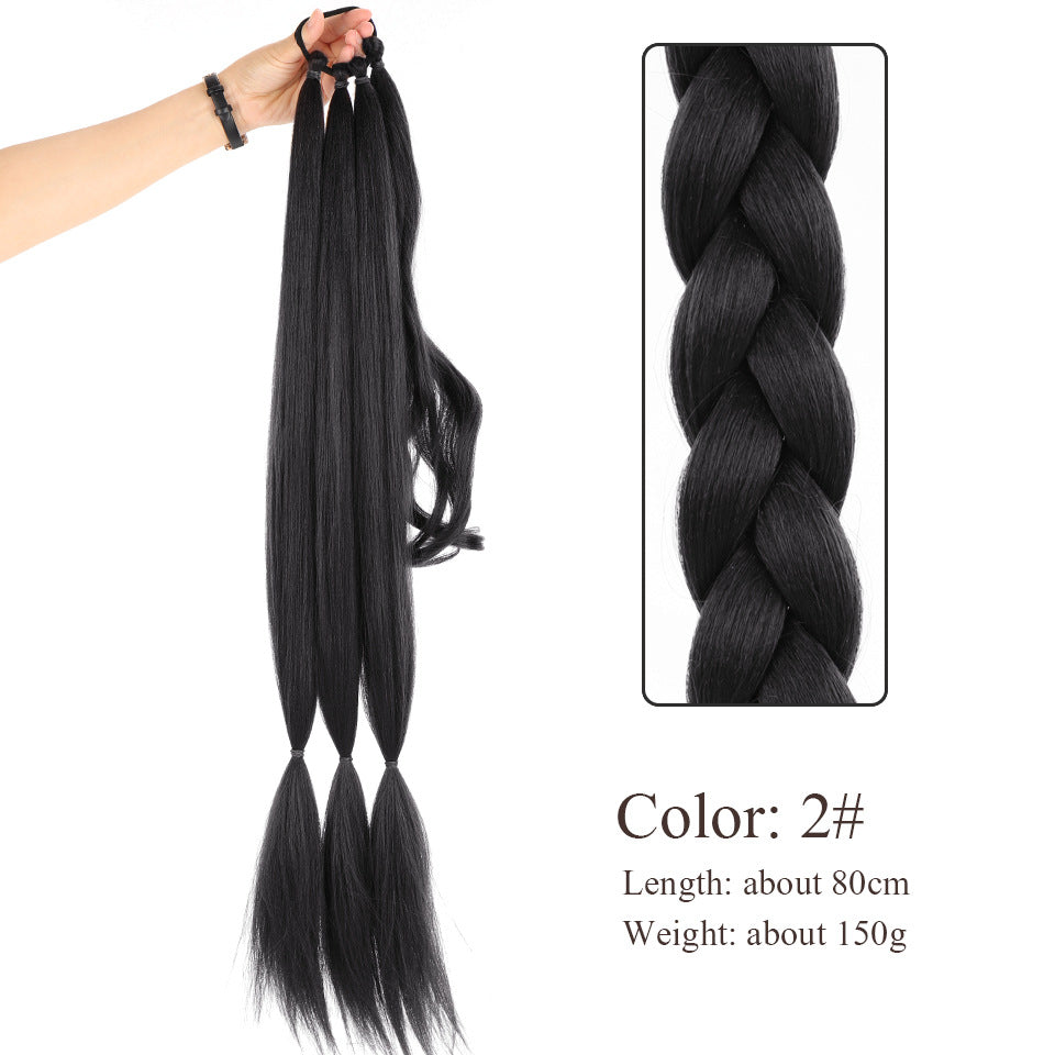 Long Horsetail Wig Synthetic Hair High Temperature