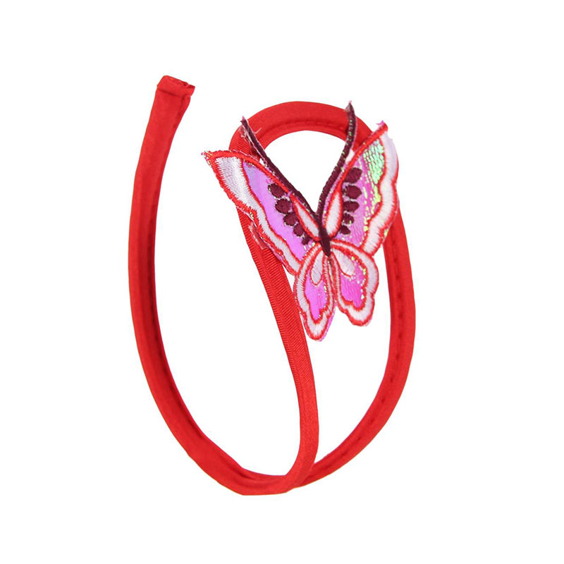 Red Lace C-Shaped Panties - One Size Women's Underwear