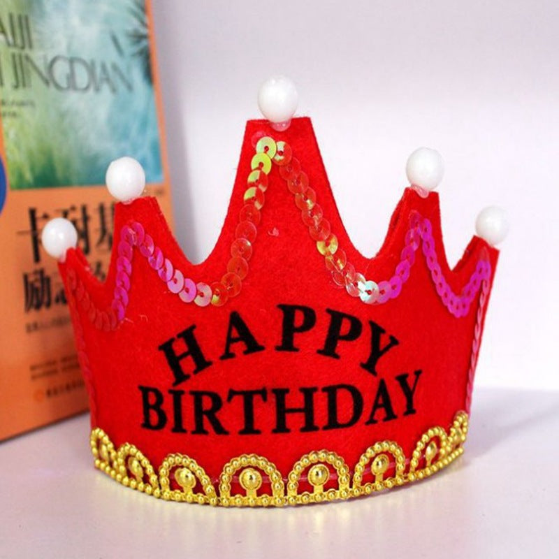 Children's Birthday Party Hat - Festive Headdress Decoration for Kids & Adults