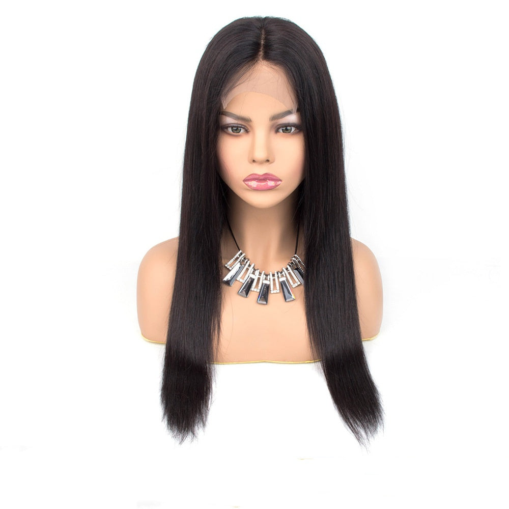 Full Head Lace Human Hair Wigs for Ladies - Multiple Length & Color Options