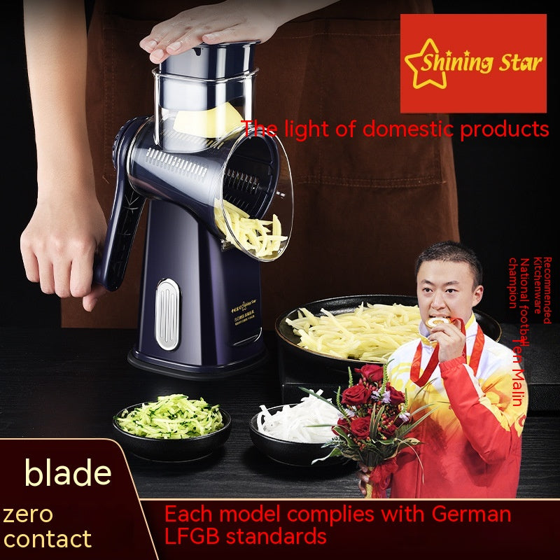 Multi-Function Vegetable Chopper Hand Roller Grater Slicer Kitchen Tool