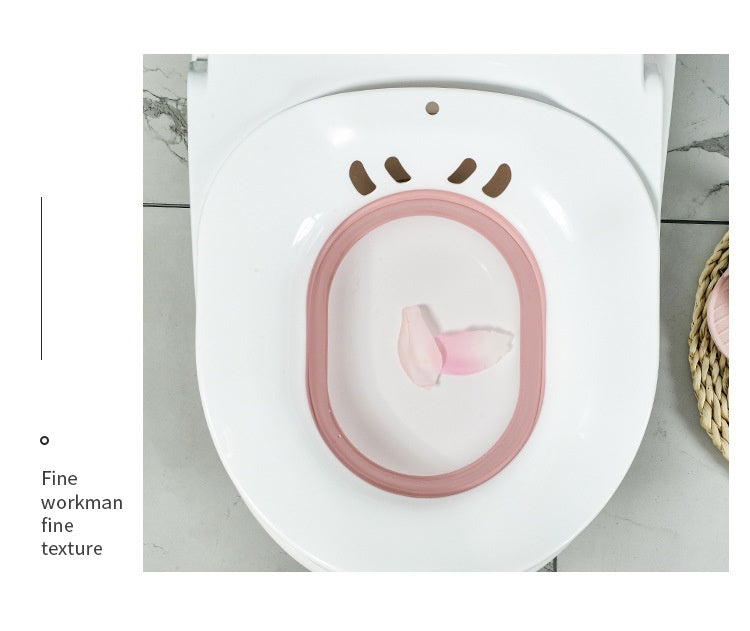Foldable Bidet Basin for Maternity Care - Squat-Free Portable Bathroom Sink