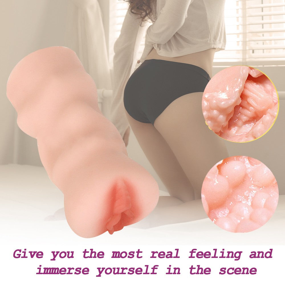 Realistic Male Masturbator Cup - Flesh Stroker Toy for Men