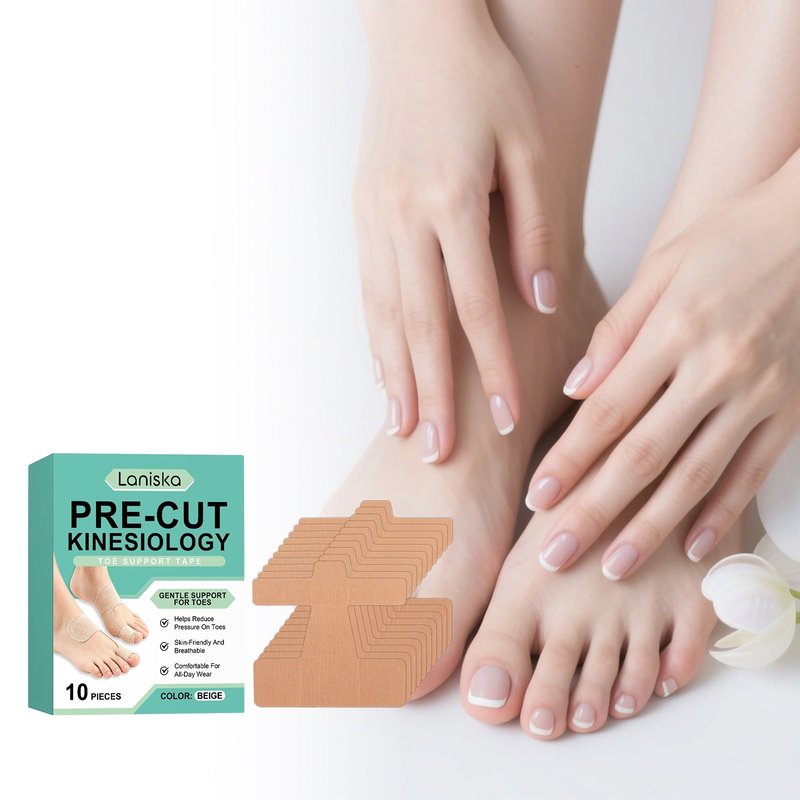 Pre-Cut Toe Support Patch 10 Pieces for Foot Care & Comfort