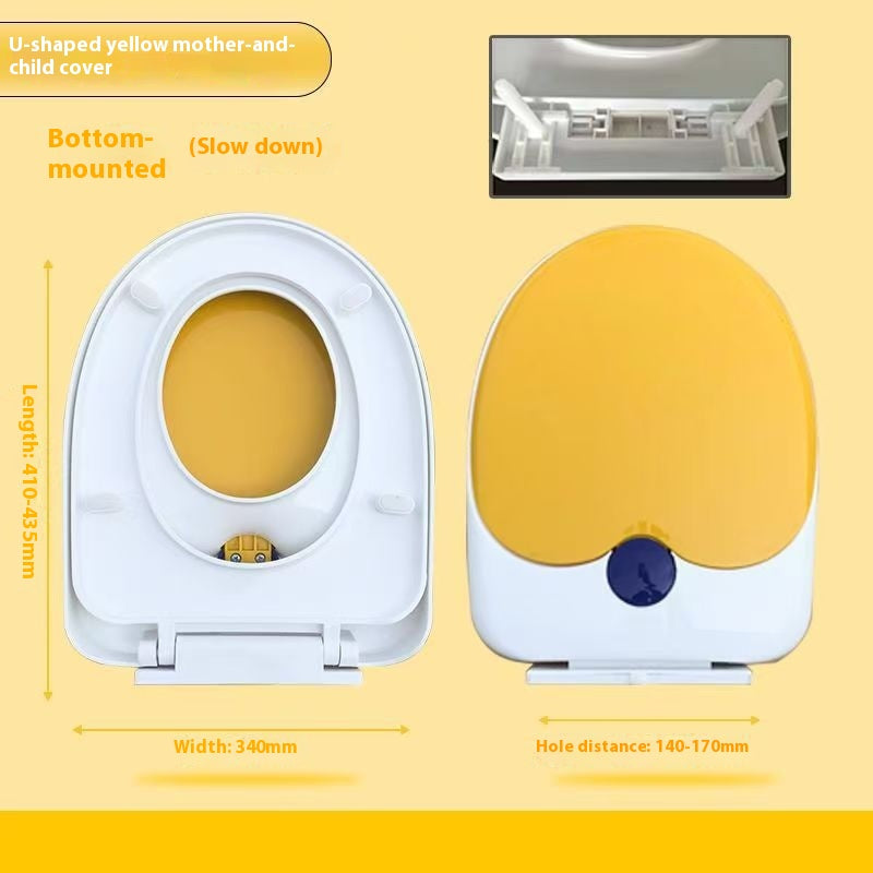 Dual-Purpose Toilet Lid Cover Thickened Modern Bathroom Storage