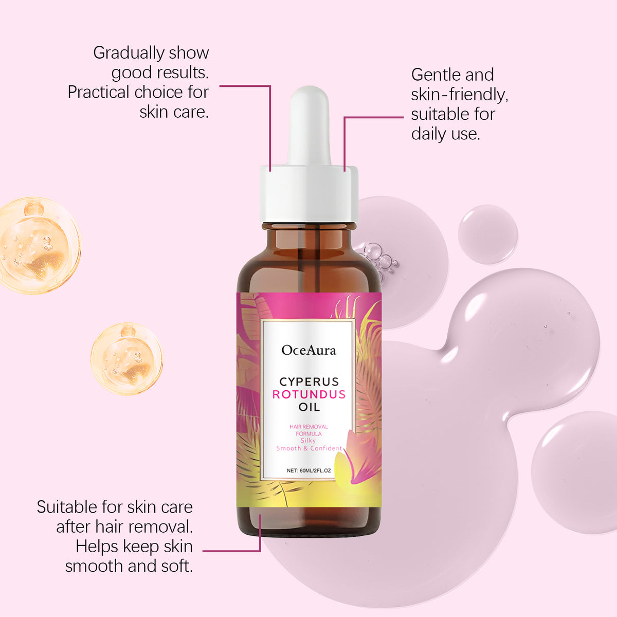Hair Removal Soothing Oil - 60ml Post-Hair Care
