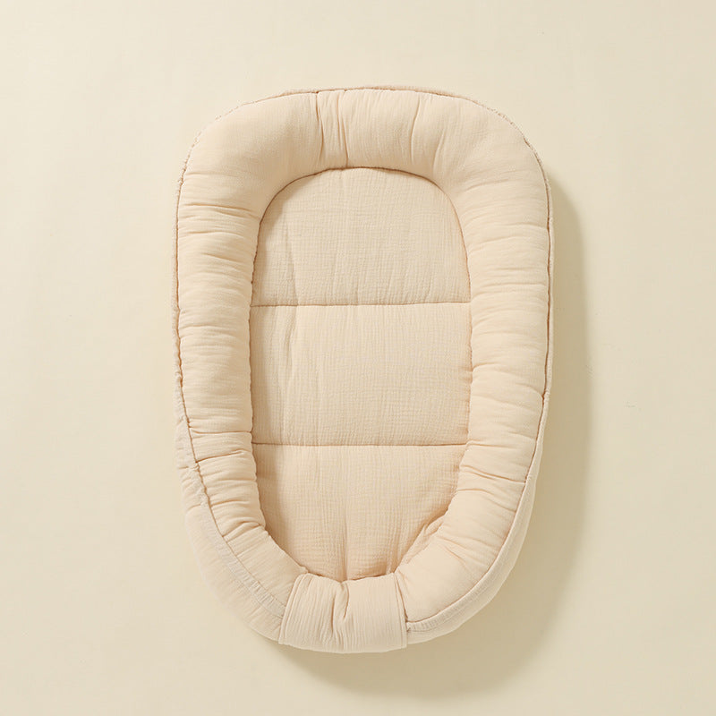 Newborn Baby Bed in Uterine Shape with Anti-Startle Design - Cotton, Multiple Colors