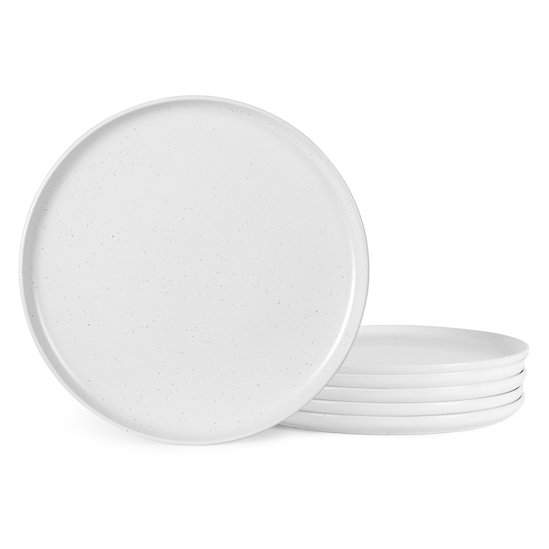 Creative Western Food Plate Set - 6-Piece Cereal, Salad, Pasta & Soup