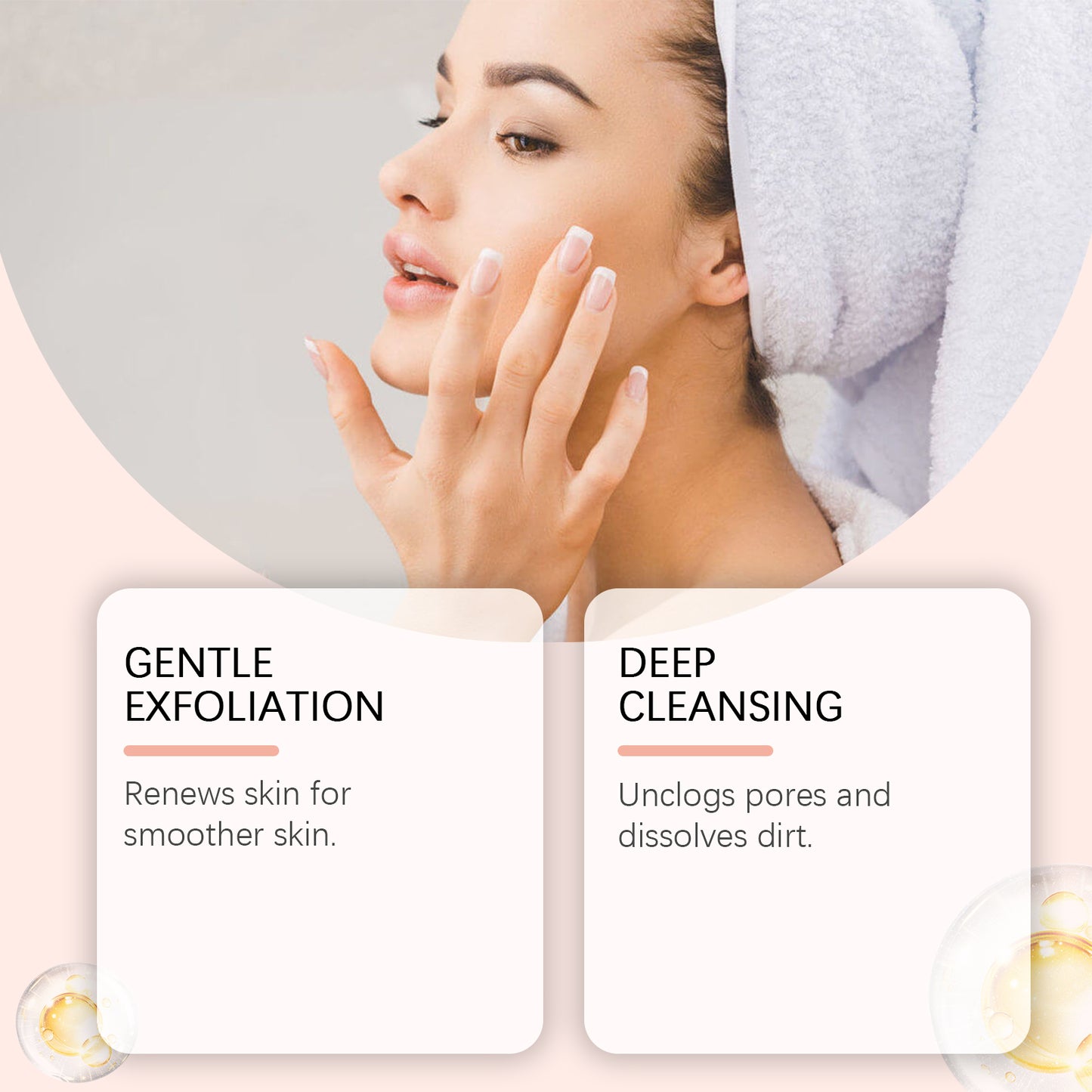Facial Exfoliating Gel - Gentle Pore Cleansing & Skin Renewal 50g