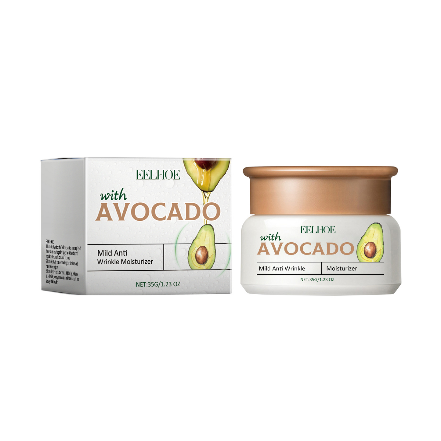 Avocado Anti-Wrinkle Moisturizing Cream - Vitamin E Facial Skin Care