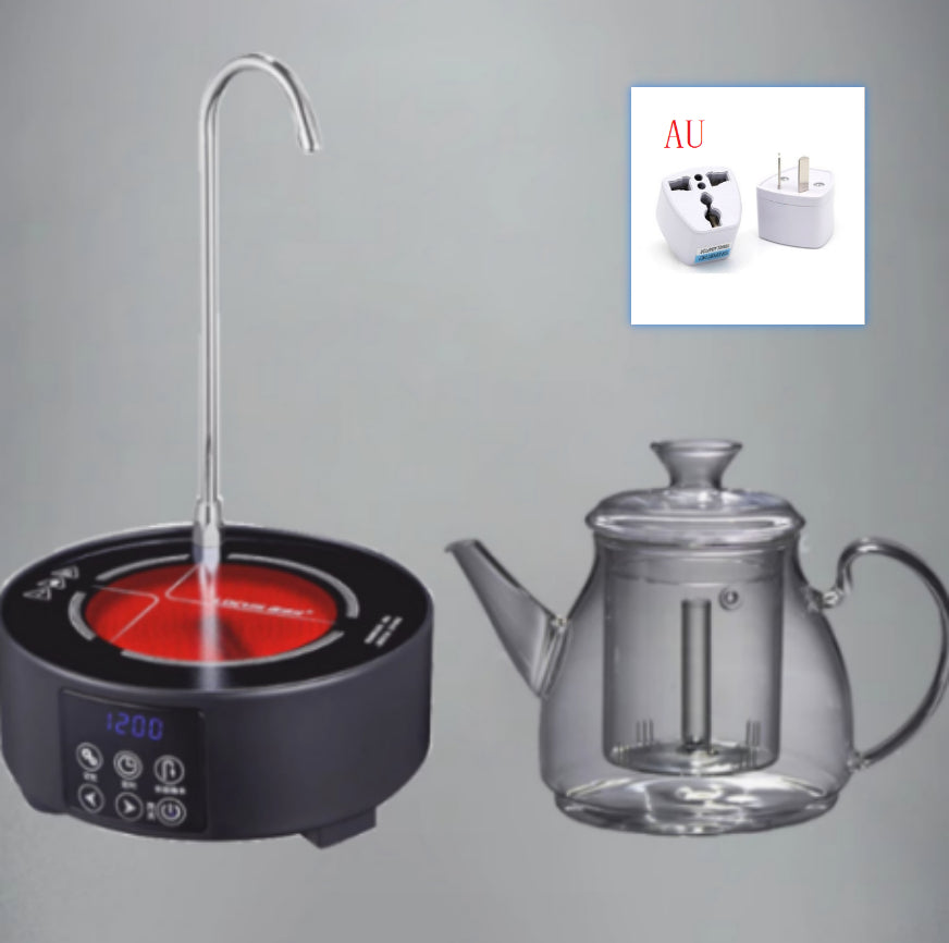 Large Capacity Glass Steam Teapot for Home Brewing - 1.5L