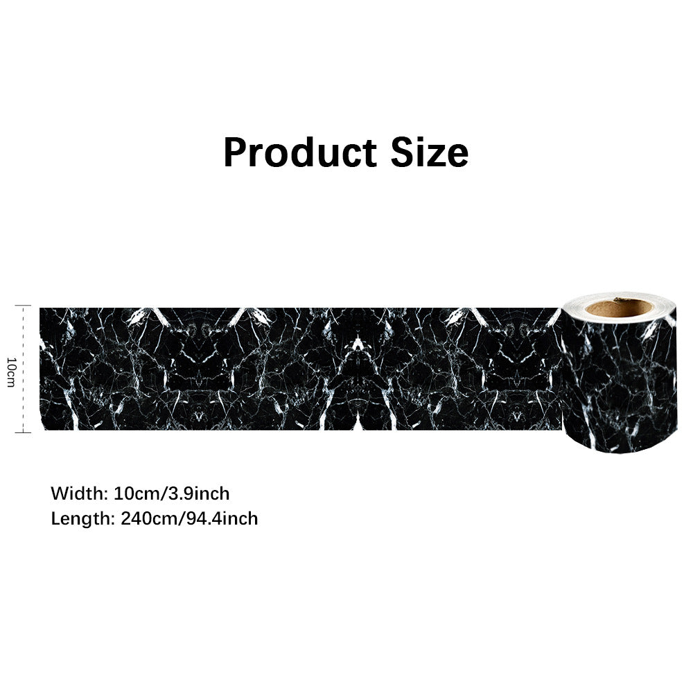 Home Wall & Floor Skirting Line Stickers - Moisture & Stain Resistant PVC