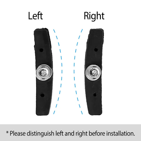 70mm V Brake Pads Set - 5 Pairs Non-Slip for Bikes
