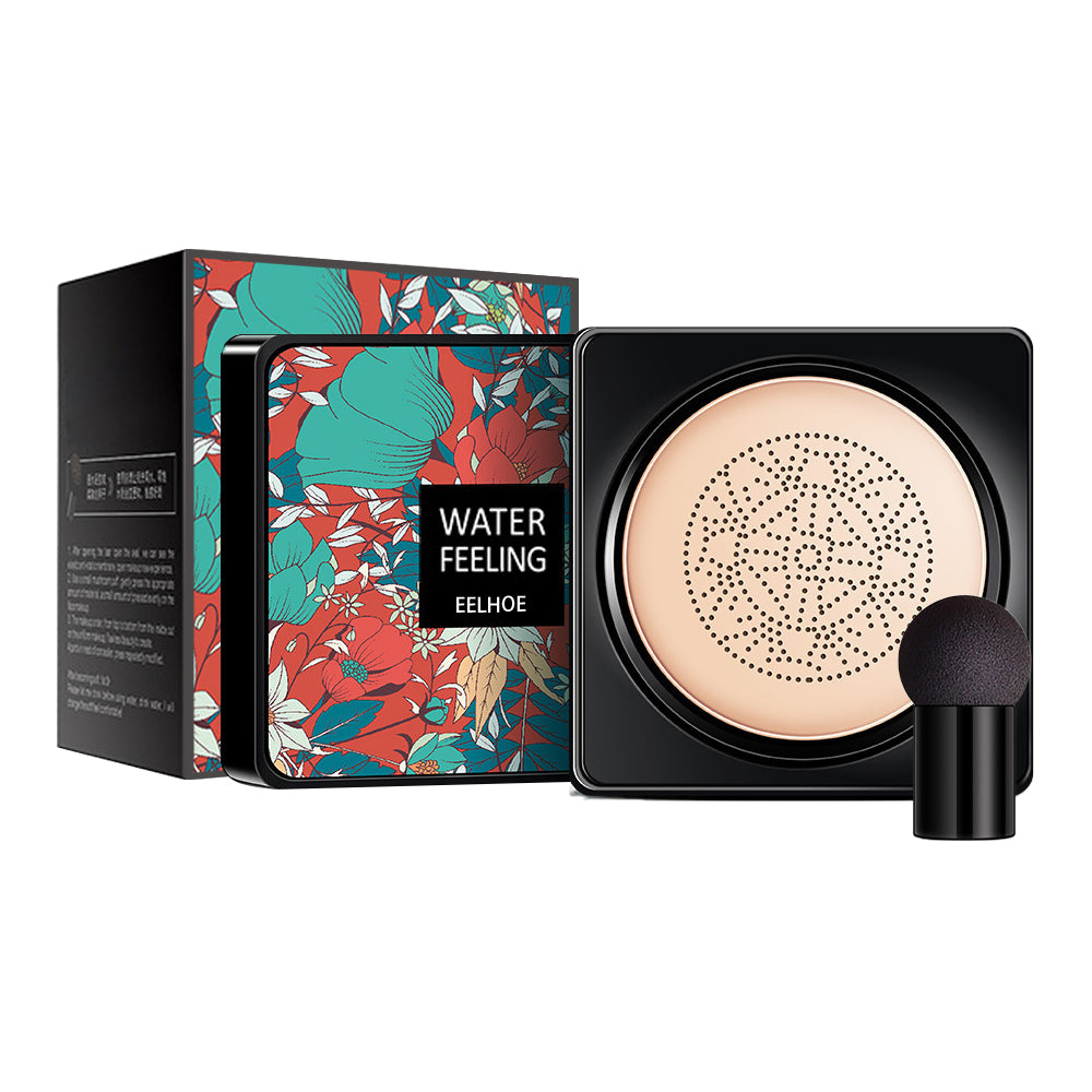 Flawless Air Cushion BB Cream with Mushroom Applicator - Waterproof Concealer