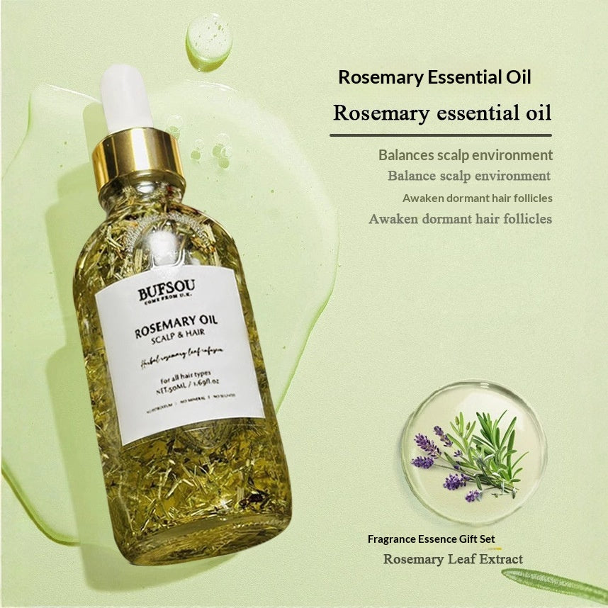 Rosemary Hair Nourishing Essential Oil - 50ml Natural Hair Oil for Frizz Control