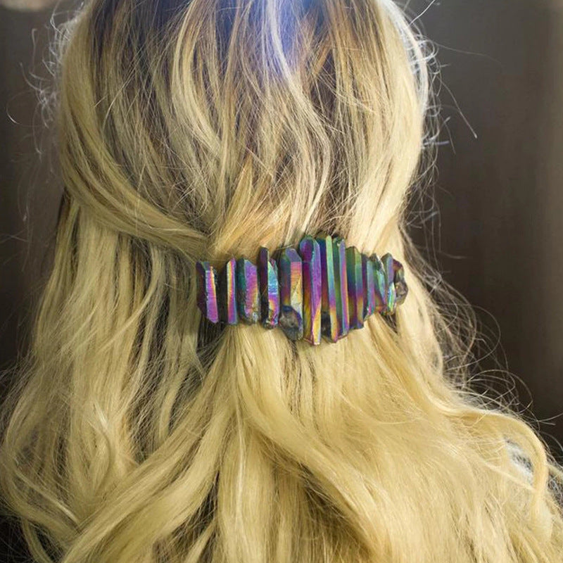 Multicolor Crystal Spring Hair Clip