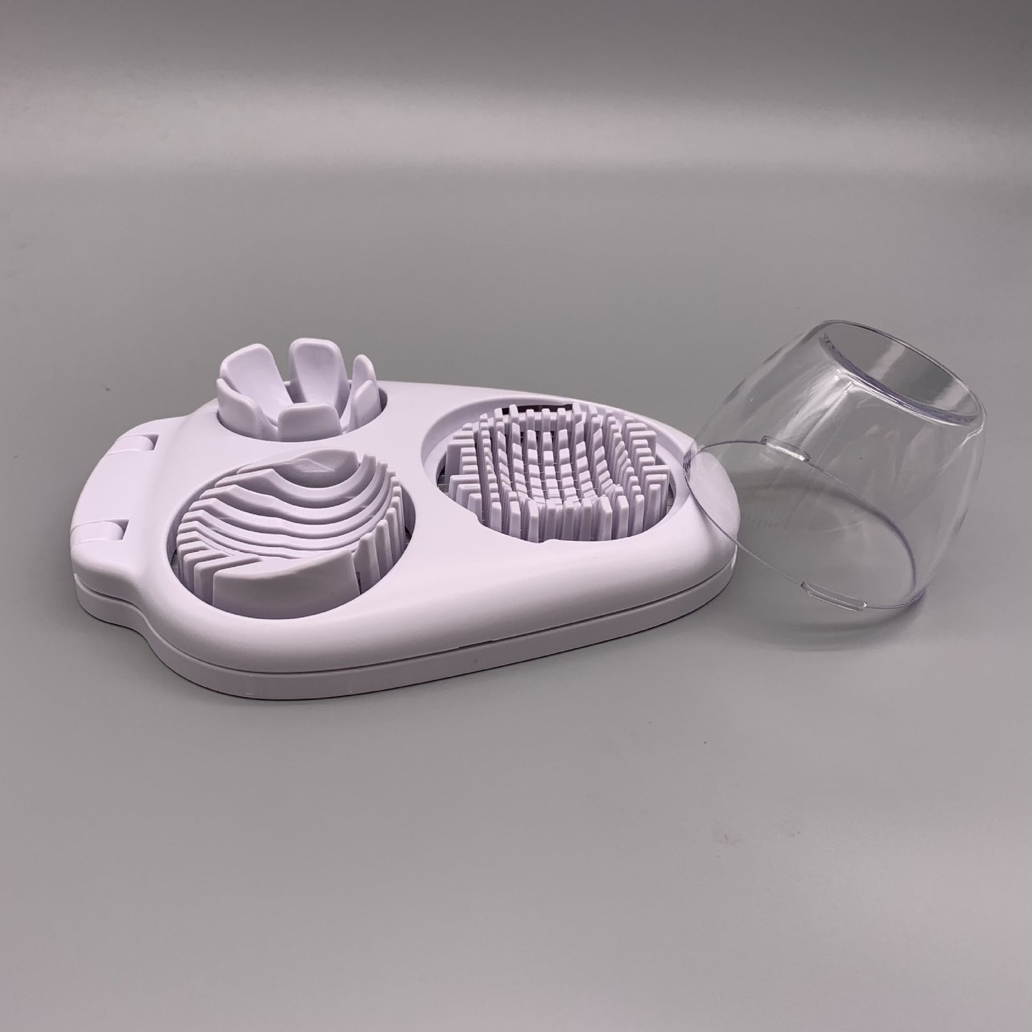 Three In One Egg Slicing Tool - White Kitchen Egg Cutter