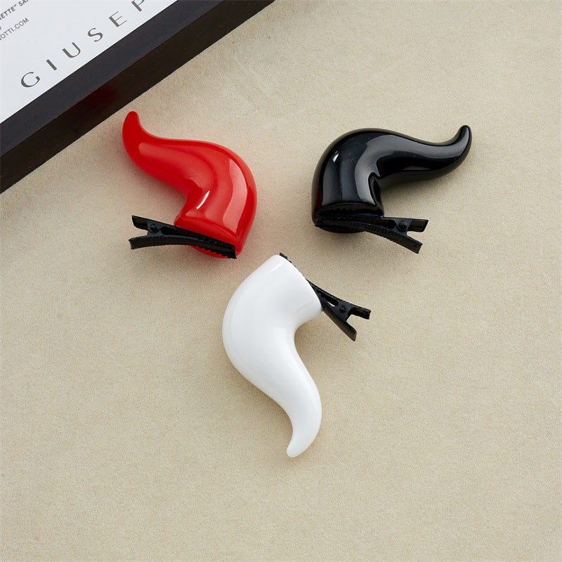 Demon Horn Elf Hair Clip - Cute Antler Design