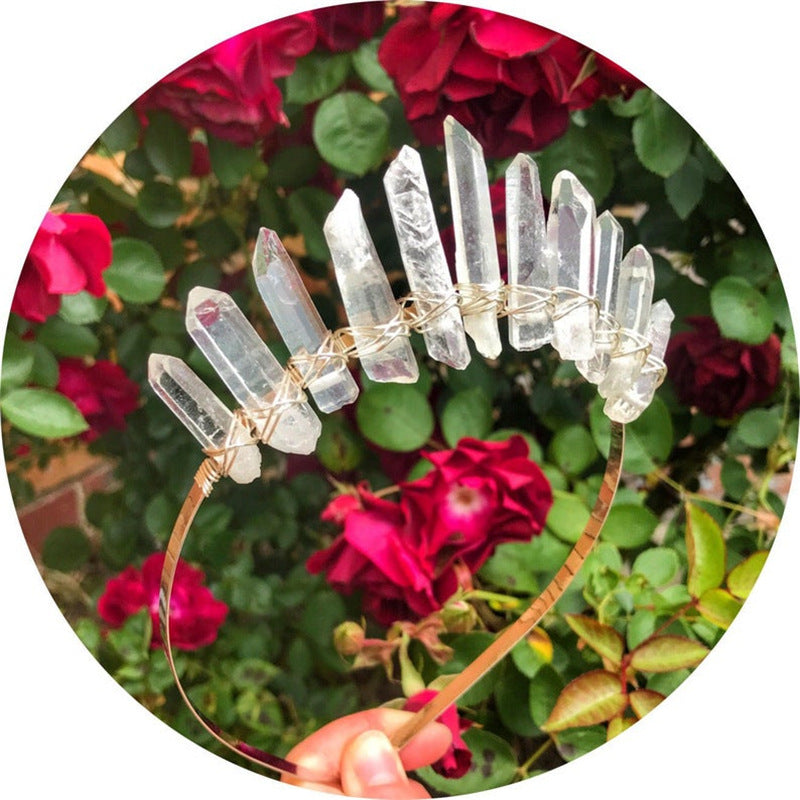 Handmade Crystal Hair Hoop Headband